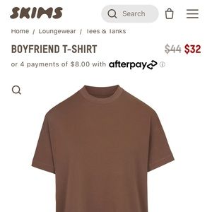 Skims boyfriend t-shirt